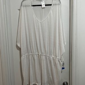 NWT White Beach Coverup